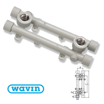 Комплект универсальный настенный Wavin 20x1/2"